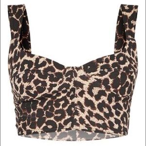 Leopard Print Crop Top